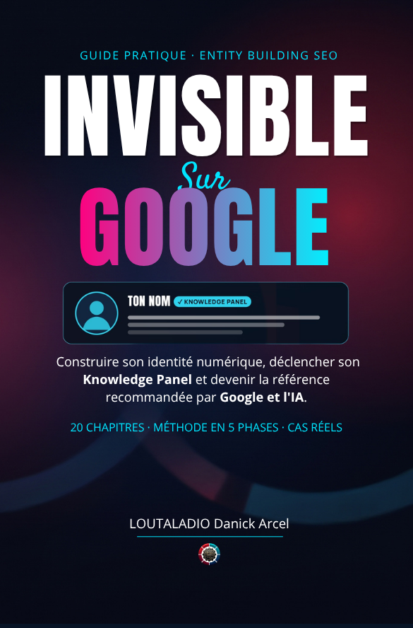 Nouvelle couverture de Invisible sur Google, par LOUTALADIO Danick Arcel