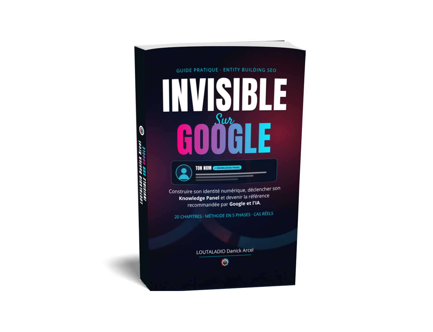 Mockup du livre Invisible sur Google